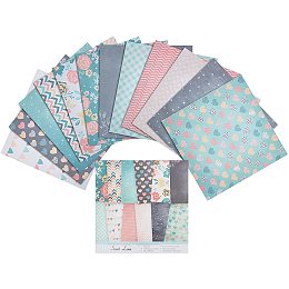 GORGECRAFT 24 Sheets Pattern Paper Pack Floral Cardstock Papers Pad Decorative Scrapbook Cardstock Collection Single-Sided Patterned 6x6 Scrapbooking DIY Holiday Photo Album Retro