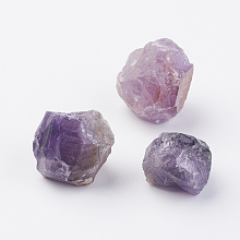 Honeyhandy Rough Raw Natural Amethyst Home Display Decorations, Nuggets, 12~24x11~24x9~22mm