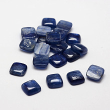 Square Natural Kyanite/Cyanite/Disthene Cabochons, 10x10x4~5mm