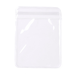 Honeyhandy PVC Anti Oxidation Zip Lock Bags, Transparent Antitarnish Jewelry Packing Storage Pouch, Clear, 8x6x0.15cm, , Unilateral thickness: 4.9 Mil(0.125mm)