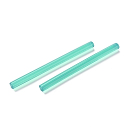 Honeyhandy Plastic Glue Gun Sticks, Sealing Wax Sticks, Hot Melt Glue Adhesive Sticks for Vintage Wax Seal Stamp, Aquamarine, 10x0.7cm