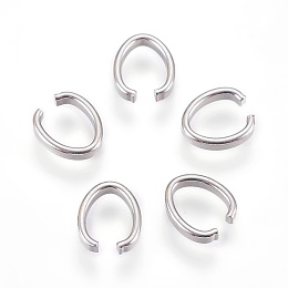 Honeyhandy 304 Stainless Steel Quick Link Connectors, Linking Rings, Stainless Steel Color, 9x7.5x2mm