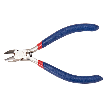 PandaHall Elite 1 Set Size 110x53mm Blue Jewelry Pliers 316 Stainless Steel Wire Cutter Pliers