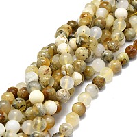 Natural Opal Beads Strands, Round, 10mm, Hole: 1mm, about 39pcs/strand, 15.35''(39cm)
