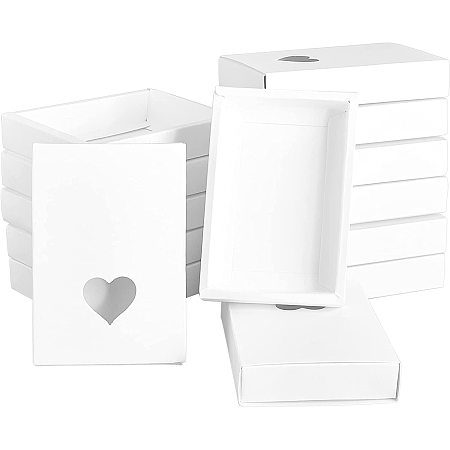 Small White Candy Tote Boxes with Windows