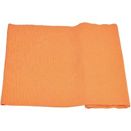 BENECREAT Knitted Rib Fabric, 25.5x9" Stretch Cotton Ribbing Fabric Rib Cuff Fabric Cuffs Replacement for Waistband Neckband Cuffs Jacket Extension Sewing, Orange