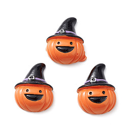 Halloween Opaque Resin Cabochons, Halloween Charms, Hat, 30x23x19mm