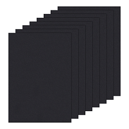 BENECREAT 8 Sheets A4 Black PVC Flexible Plastic Board Sheet Ideal for Signage, Modeling Projects, Arts and Crafts, Picture Frames, Paintings, Durable Plastic Sheet