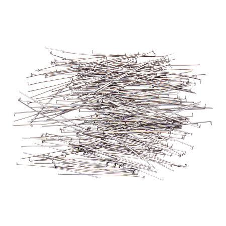 PandaHall Elite 210 Pcs 1.4 Inch 304 Stainless Steel Flat Head Wire Headpins