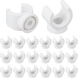 GORGECRAFT 4/5-Inch U-Hook PEX Holder TV Tray Replacement Clips PVC Water Pipe Clamps Talon Clamps Pipe Support Fit for 15.5mm OD Pipe Plastic Socket to Fix Corresponding Pipes (20 Packs)