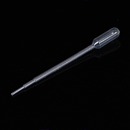 Honeyhandy Disposable Plastic Droper, Transfer Graduated Pipettes, Manicure Tools, Clear, 150mm, Capacity: 2ml, about 100pcs/bag