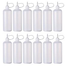 BENECREAT 12 Pack 4 Ounce Multi Purpose DIY Precision Tip Applicator Bottles Glue Applicator for DIY Quilling Tool, Precision Oiler and Alcohol Ink