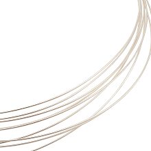 BENECREAT 1Pc 999 Sterling Silver Wire, Round, with 2Pcs Suede Fabric Square Silver Polishing Cloth, Silver, 26 Gauge, 0.4mm, about 6.56 Feet(2m)/pc