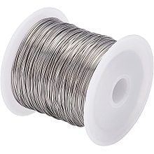 BENECREAT 24 Gauge(0.5mm) 75 Feet(23m) Tiger Tail Beading Wire 316 Stainless Steel Wire for Outdoor, Yard, Garden or Jewelry Making Crafts