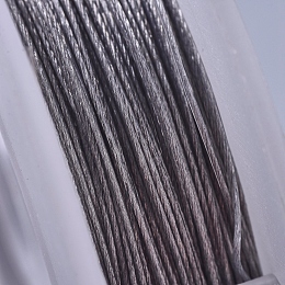 ARRICRAFT Tiger Tail Wire, Steel Wire, Stainless Steel Color, 0.46mm, about 15m/roll