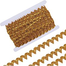 PandaHall Elite Braided Jute Ribbon, for Jewelry Making, Peru, 17x1mm, about 16.4 Yards(15m)/Card