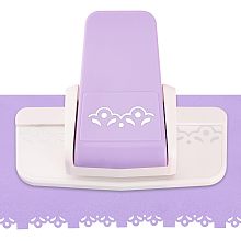 FINGERINSPIRE Fancy Border Punch Jasmine Flower Design Embossing Punch 3.5x4.7x2 inch Scrapbooking Handmade Cutter Edge Puncher Border Edge Craft Punch DIY Paper Cutter for Crafting Cards Arts