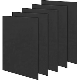 BENECREAT 5 Sheets 3mm Black PVC Foam Sheet A4 Lightweight Rigid Foam, Sand Table Model Material Supplies for Mounting Crafts Modelling Art Display School Projects, 11.8x7.8inch