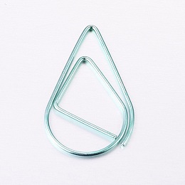 Honeyhandy Paper Clips, Teardrop, Green, 25x15mm