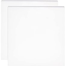 BENECREAT 2PCS White Silicone Rubber Sheet Plate 10x10 Inch High Temperature Resistant Gasket Board, Used for Make Gaskets and Seals, 3mm Thick