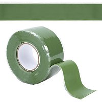 GORGECRAFT Self Fusing Silicone Tape Bike Handlebar Tapes Non-Slip and Wear-Resistant Bicycle Sealing Grips Accessories Bar Wrap for Road Bike Electrical Wires 10 Feet 1 Inch(Green)
