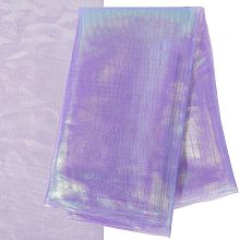 Laser Polyester Fabric, for Stage Costume Fabric, Lilac, 300x150x0.02cm