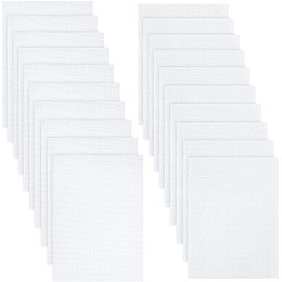 SUPERFINDINGS 10 Sets 13.58x9.84Inch White DIY Paper Crafts Handmade Material Packs Including Replacement Mesh Cloth Paper Making Kits for Handmade Paper DIY Craft