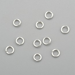 Honeyhandy 304 Stainless Steel Jump Rings, Open Jump Rings, Silver, 3.5x0.6mm, Inner Diameter: 2.3mm