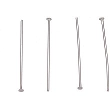 UNICRAFTALE 1000pcs Stainless Steel Head Pins Silver Tones Earring Pins Metal Jewelry Pins for Jewelry Making 22x0.7mm