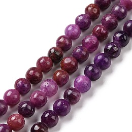 Natural Kunzite Beads Strands, Round, 6mm, Hole: 1mm, about 67pcs/strand, 15.94 inch(40.5cm)