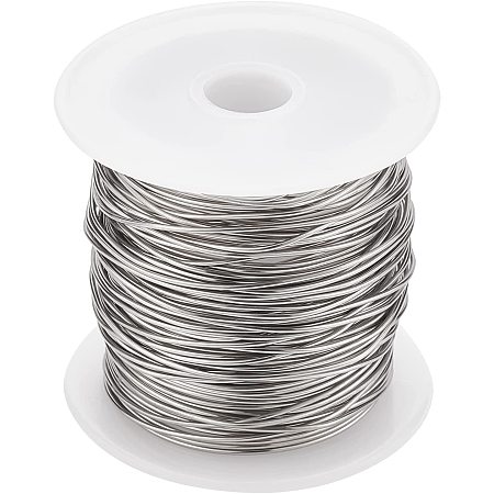 BENECREAT 20 Gauge 26 Feet Tiger Tail Beading Wire 316 Stainless Steel Wire for Outdoor, Yard, Garden or Jewelry Making Crafts