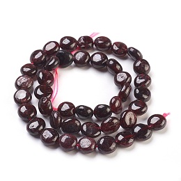 Honeyhandy Natural Garnet Beads Strands, Tumbled Stone, Nuggets, 6~13x5~10x4~7mm, Hole: 0.8mm, about 42pcs/strand, 15.7 inch(40cm)