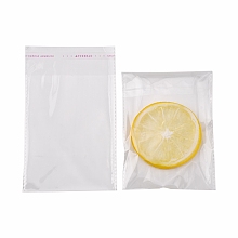 Honeyhandy Rectangle Cellophane Bags, Clear, 16x10cm, Unilateral Thickness: 0.05mm, Inner Measure: 13x10cm