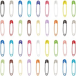 Arricraft 100PCS Premium Safety Pins, Colored Safety Pins Bulk Sewing Pins for DIY Craft Making and Clothing, Knitting Stitch Marker-Mixed Color