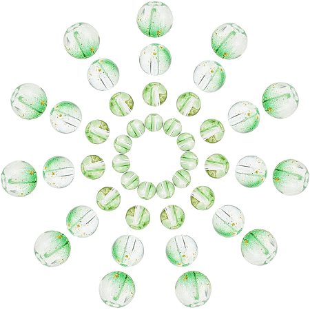 SUNNYCLUE DIY Stretch Bracelets Making Kits 4 Size 4mm 6mm 8mm 10mm Transparent Spray Painted Glass Beads Drawbench Glass Beads with Elastic Thread for Bracelet Necklace Jewelry Making, Sea Green