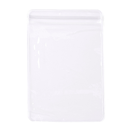 Honeyhandy PVC Anti Oxidation Zip Lock Bags, Transparent Antitarnish Jewelry Packing Storage Pouch, Clear, 12x8x0.15cm, Unilateral Thickness: 4.9 Mil(0.125mm)