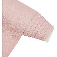 BENECREAT 1 Yard 53"x 11.5" Soft Synthetic PU Fabric Pink Faux Leather Sheets 1.2mm for Upholstery Crafts, DIY Sewings, Handbag, Hair Bows Decorations