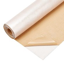 BENECREAT 11.8x53 Inch Adhesive Leather Repair Patch for Sofa Couch Car Seat Furniture (Linen, 0.1cm Thick)