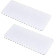 PandaHall Elite 2pcs Felt Bag Base Shaper, 12x5.16" White Rectangle Felt Bag Bottom Handbag Base Shaper Insert Bag Bottom for Crossbody Bag Handbag Leather Bag Backpack Cosmetic Travel Bag, 6mm Thick