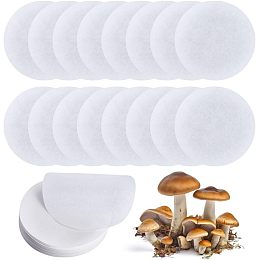 GORGECRAFT 1 Box 100PCS Quantitative Filter Paper 110mm Diameter Synthetic Filter Discs Circular Ashless Medium Speed Wide Mouth Size Funnel Filtering Paper for Buchner Funnel Mushroom Cultivation