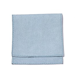 Honeyhandy Microfiber Gift Packing Pouches, Jewlery Pouch, Light Steel Blue, 15.5x8.3x0.1cm