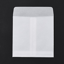 Honeyhandy Rectangle Translucent Parchment Paper Bags, for Gift Bags and Shopping Bags, Clear, 13.45cm, Bag: 110x110x0.3mm