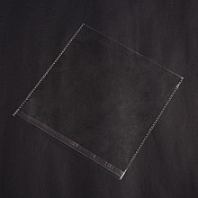 Honeyhandy Rectangle Cellophane Bags, Clear, 19x18cm, Unilateral Thickness: 0.3mm, Inner Measure: 16x18cm