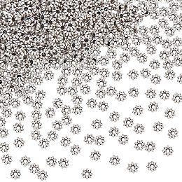 PandaHall Elite 695pcs 18K Gold Spacers Beads, 5 Sizes Seamless Smooth Beads  Loose Beads Tiny Ball Beads Little Round Spacers for Bracelet Necklace  Jewelry DIY Crafts 