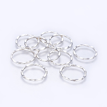 Honeyhandy Tibetan Style Linking Rings, Lead Free, Antique Silver, 22x1.5mm, about 18.5mm inner diameter