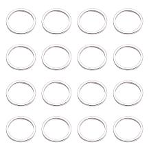 NBEADS 1000 Pcs Brass Linking Rings, Nickel Free, Silver, 10x1mm