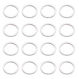 NBEADS 1000 Pcs Brass Linking Rings, Nickel Free, Silver, 10x1mm