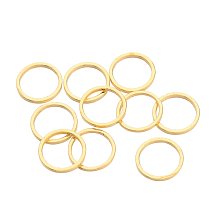 NBEADS 2000Pcs Brass Linking Rings, Golden, 10x1mm