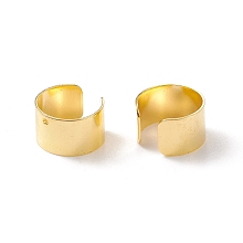 Honeyhandy Brass Ear Cuff Findings, Lead Free and Cadmium Free, Golden, 9.5x10x6mm, Hole: 1mm