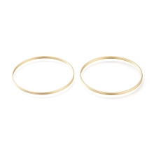 Honeyhandy Brass Linking Rings, Long-Lasting Plated, Ring, Real 14K Gold Plated, 40x1.7mm, Inner Diameter: 39mm